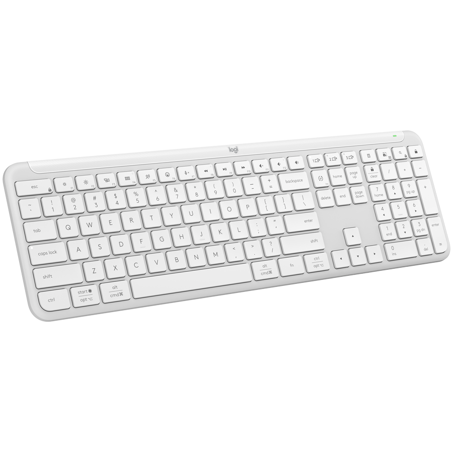 LOGITECH SIGNATURE SLIM WIRELESS KEYBOARD K950 - OFF WHITE - US INT'L - 2.4GHZ/BT - INTNL-973-photo 2