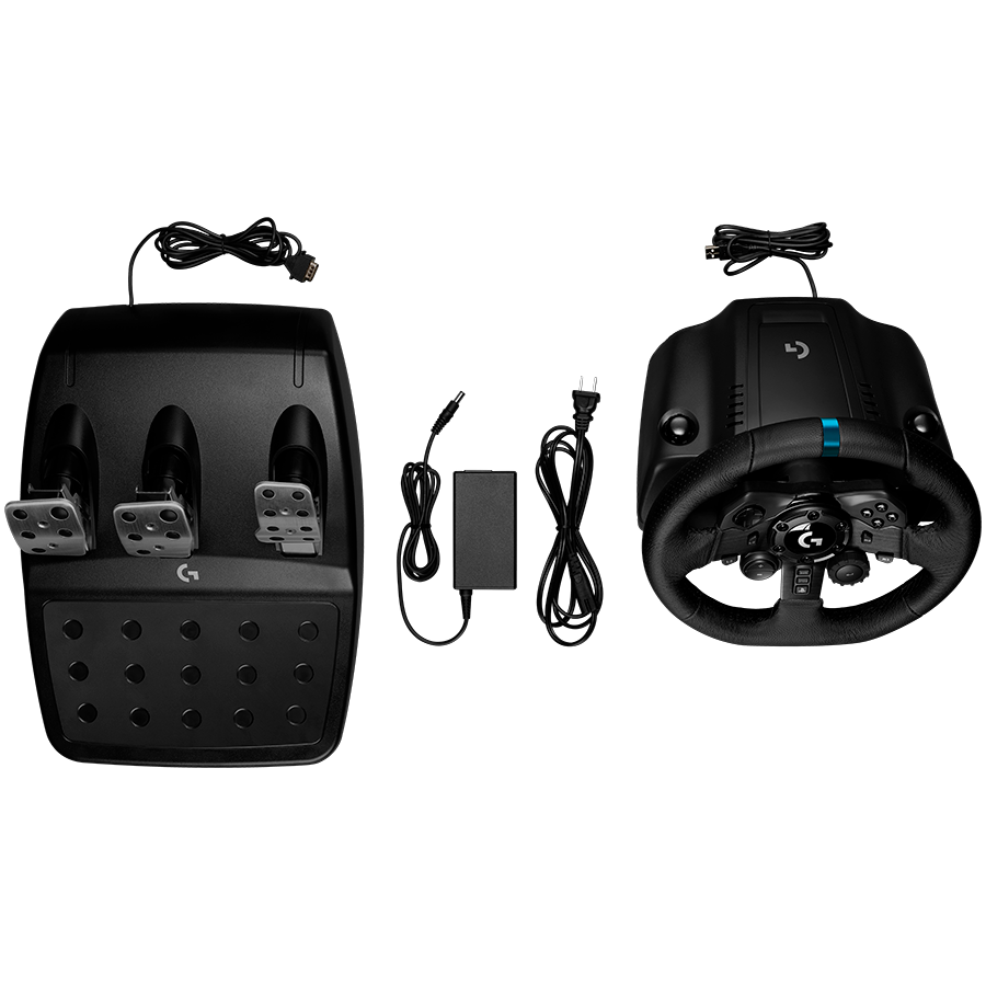 LOGITECH G923 Racing Wheel and Pedals - PC/PS - BLACK - USB - Image 4