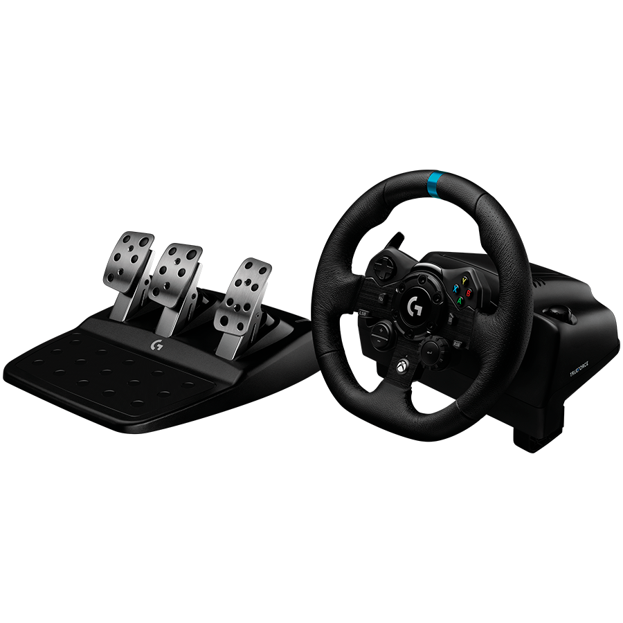 LOGITECH G923 Racing Wheel and Pedals - PC/PS - BLACK - USB
