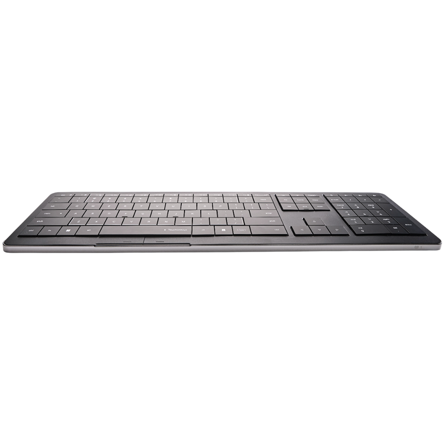 CLEVETURA CLVX 1 Touch-On-Keys AI Wireless Keyboard, ANSI US Windows Layout, Scissor Switches, Aluminum Chassis, Interactive RGB, Windows/Linux/MacOS support-photo 1