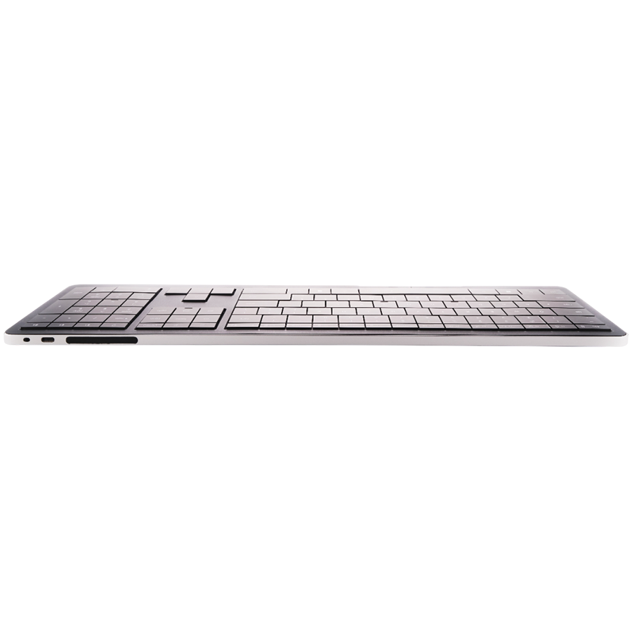 CLEVETURA CLVX 1 Touch-On-Keys AI Wireless Keyboard, ANSI US Windows Layout, Scissor Switches, Aluminum Chassis, Interactive RGB, Windows/Linux/MacOS support-photo 3