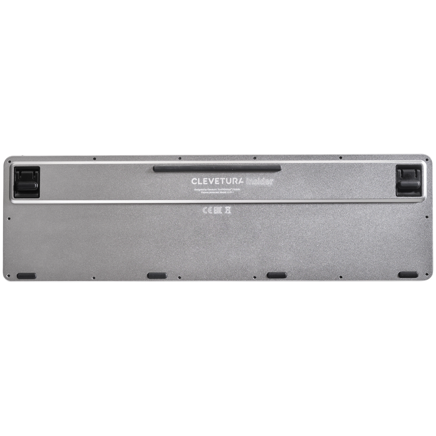 CLEVETURA CLVX 1 Touch-On-Keys AI Wireless Keyboard, ANSI US Windows Layout, Scissor Switches, Aluminum Chassis, Interactive RGB, Windows/Linux/MacOS support-photo 4