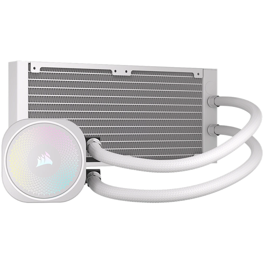 CORSAIR NAUTILUS 240 ARGB White, 240mm Radiator, Liquid CPU Cooler-photo 2