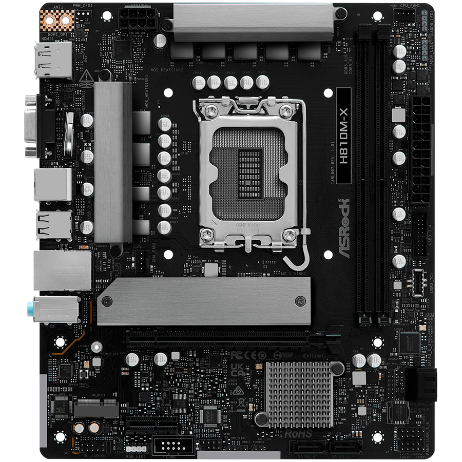 ASROCK H810M-X mATX LGA1851 DDR5