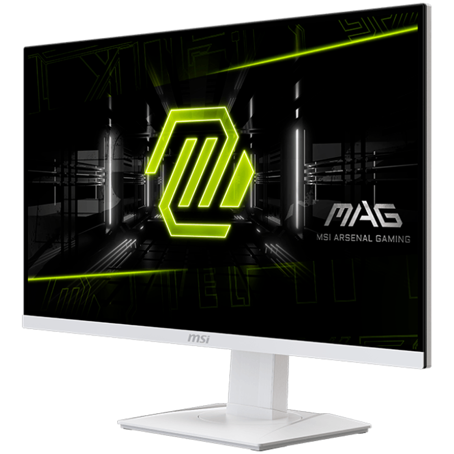 MSI MAG 274QRFW Gaming Monitor, 27" 180Hz, WQHD (2560x1440) 16:9, Rapid IPS Anti-glare, 1ms, 400nits, 1000:1, 178/178, AMD FreeSync, DisplayHDR 400, Adjustable Stand, 1x DP, 2x HDMI, 1x Headphone out, White, 3Y Warranty-photo 2