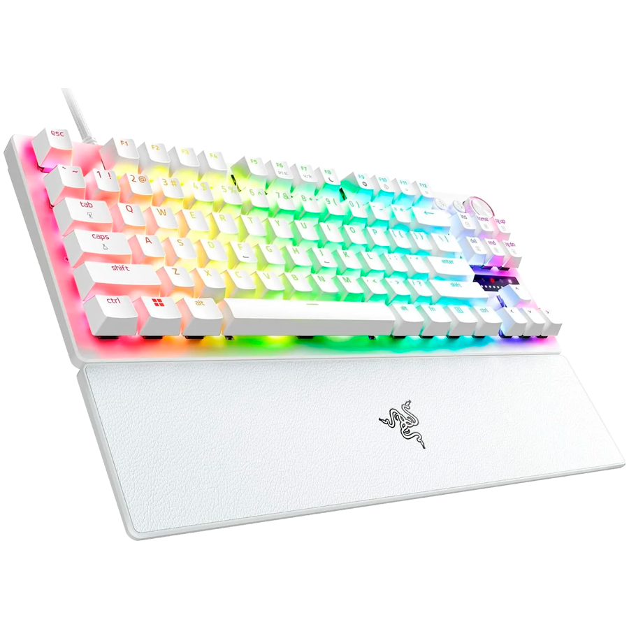 RAZER Huntsman V3 Pro Tenkeyless Gaming Keyboard - White - US Layout-photo 1