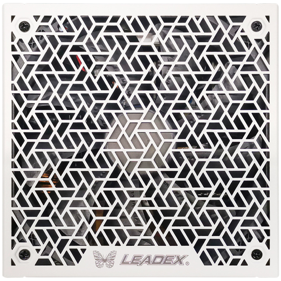 Super Flower Leadex VII Platinum PRO 850W ATX 3.1, 80 Plus Platinum, Fully Modular, Flat White Cables, 140mm Fan, 150mmx150mmx86mm, White, 10 Year Warranty