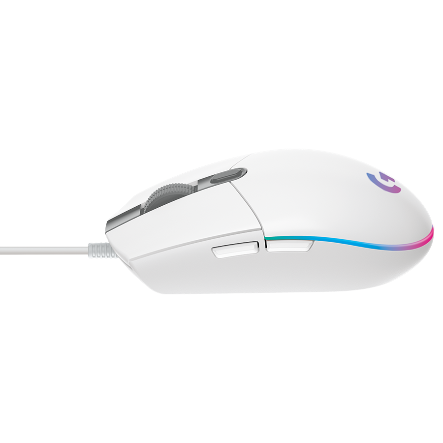 LOGITECH G102 LIGHTSYNC Corded Gaming Mouse - WHITE - USB - EER - Image 4