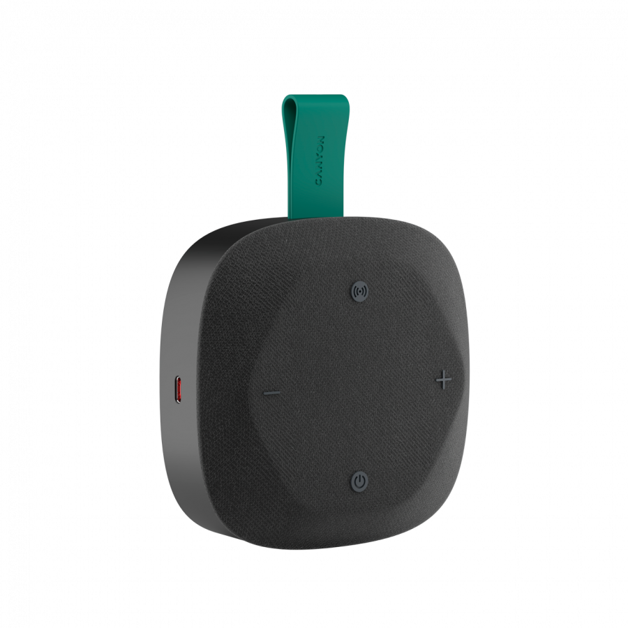 CANYON speaker HEXAGON 10 TWS 8W IPX5 Black Green-photo 1