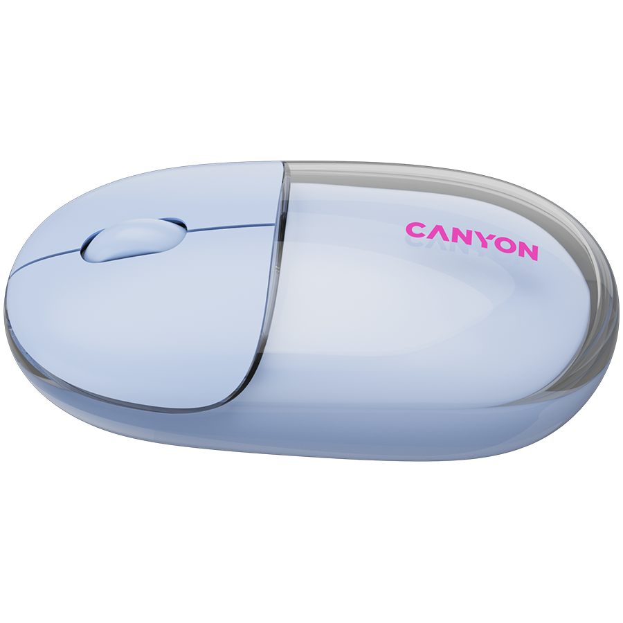 CANYON mouse OnClick 24 BT/ Wireless Transparent/Blue - Image 4
