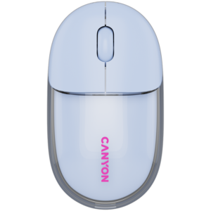 CANYON mouse OnClick 24 BT/ Wireless Transparent/Blue