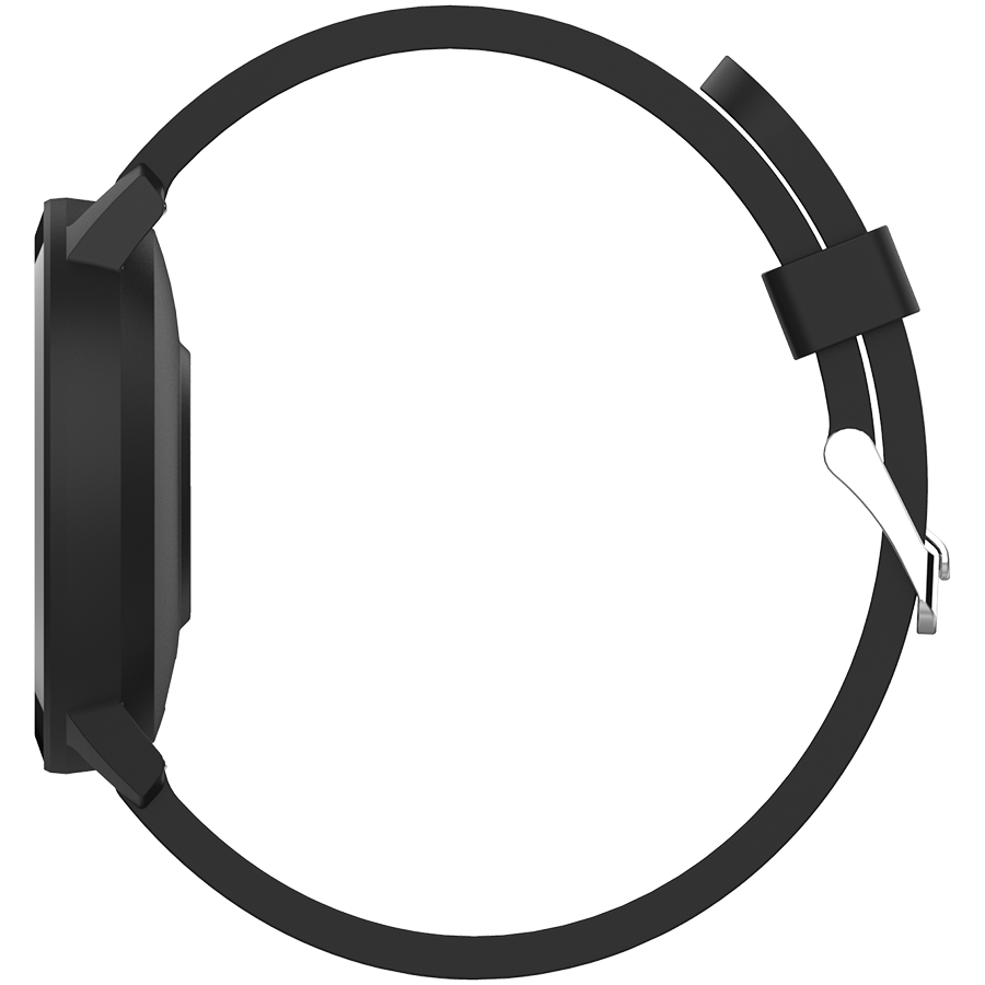 CANYON Lollypop SW-63, Smart watch, 1.3inches IPS full touch screen, Round watch, IP68 waterproof, multi-sport mode, BT5.0, compatibility with iOS and android, black, Host: 25.2*42.5*10.7mm, Strap: 20*250mm, 45g-photo 3