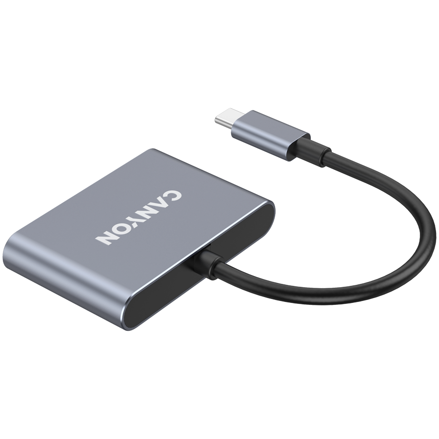 CANYON hub DS-3 3in1 USB-C Dark Grey - Image 3
