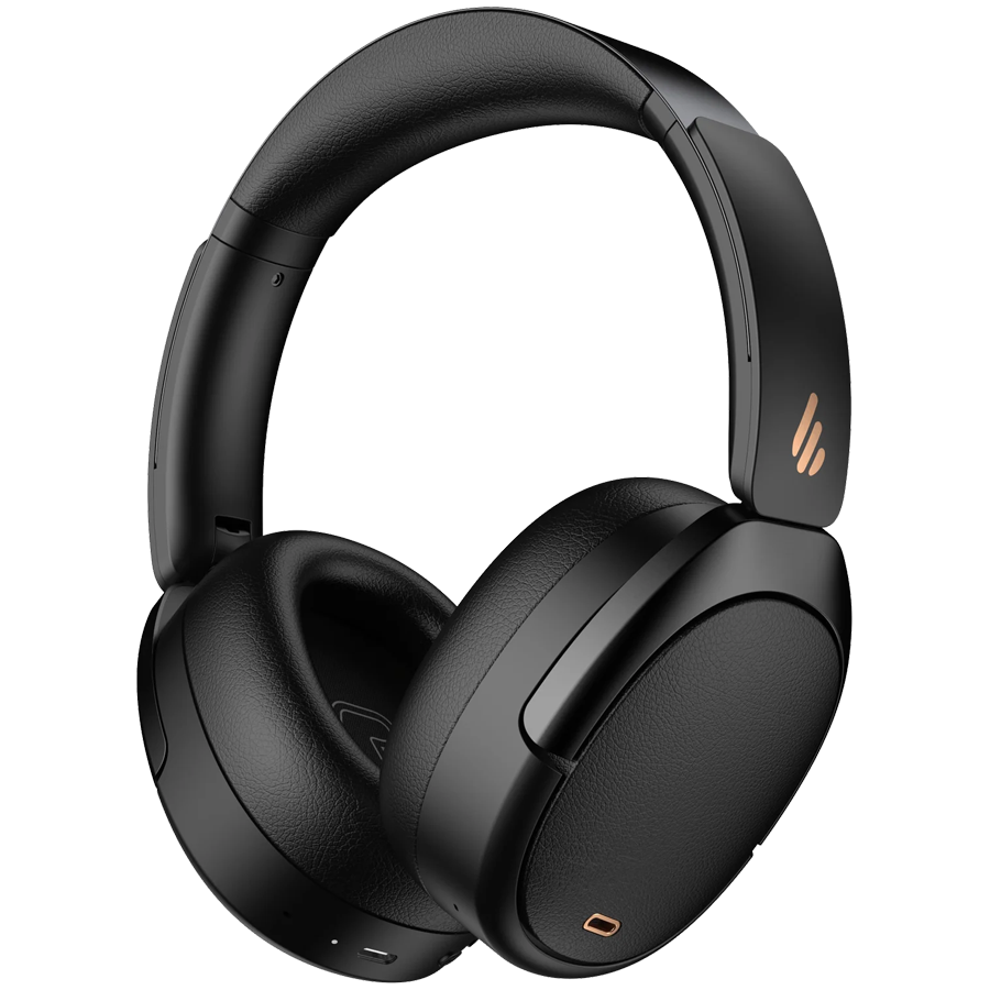 Edifier WH950NB Wireless Over-Ear Headphones, 40mm Dynamic Titanium-Coated Drivers, BT V5.4, ANC, Hi-Res Audio Certification, Up To 80H Battery, USB-C, Black