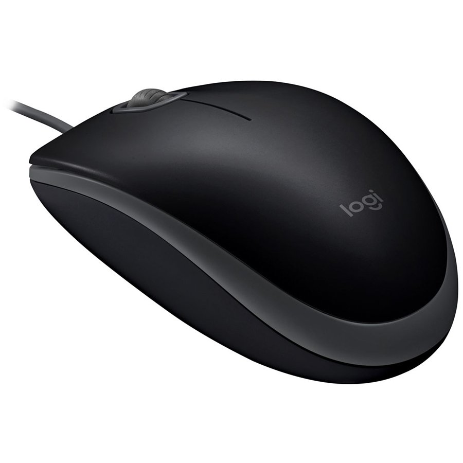 LOGITECH B110 Corded Mouse - SILENT - BLACK - USB - B2B - Image 2