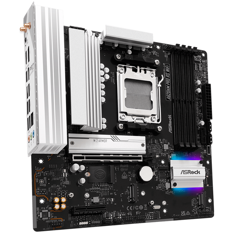 ASROCK A620AM PRO RS WIFI mATX AM5 DDR5 - Image 2