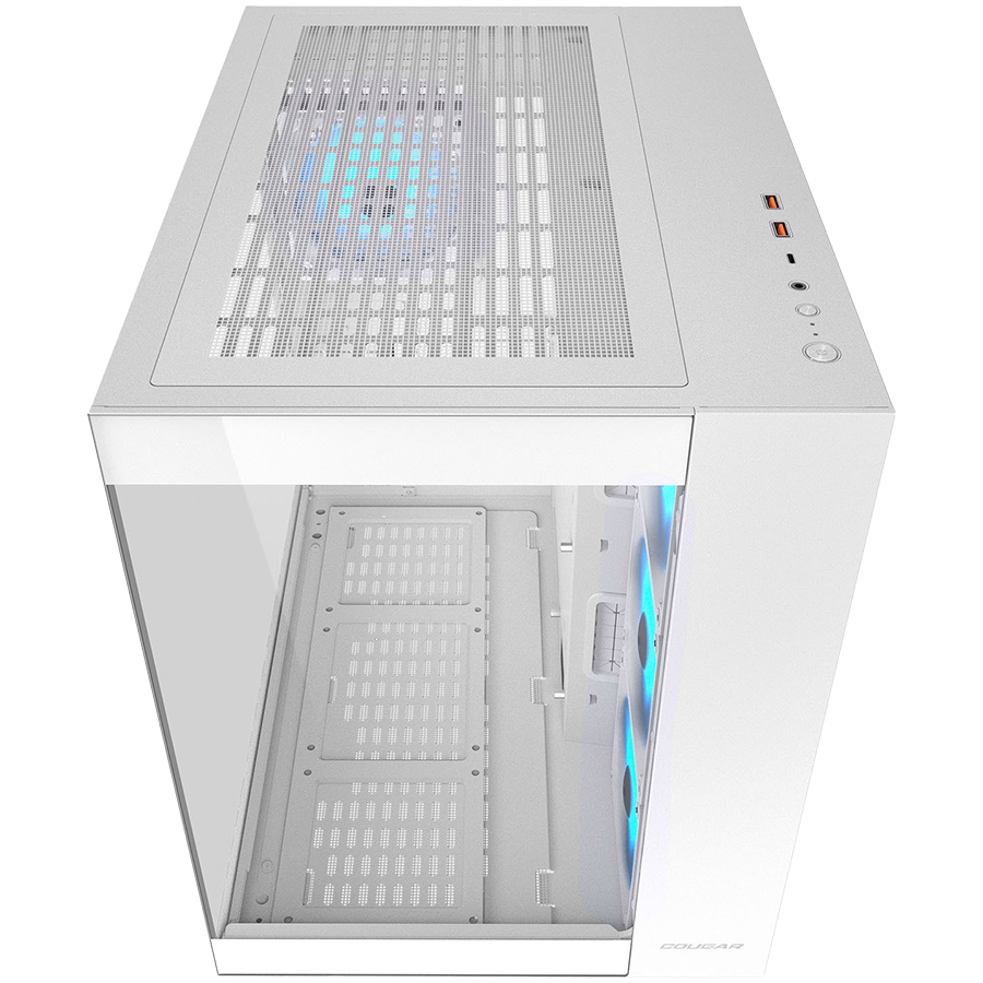 COUGAR FV150 RGB PC Case, Mid tower, White-photo 1