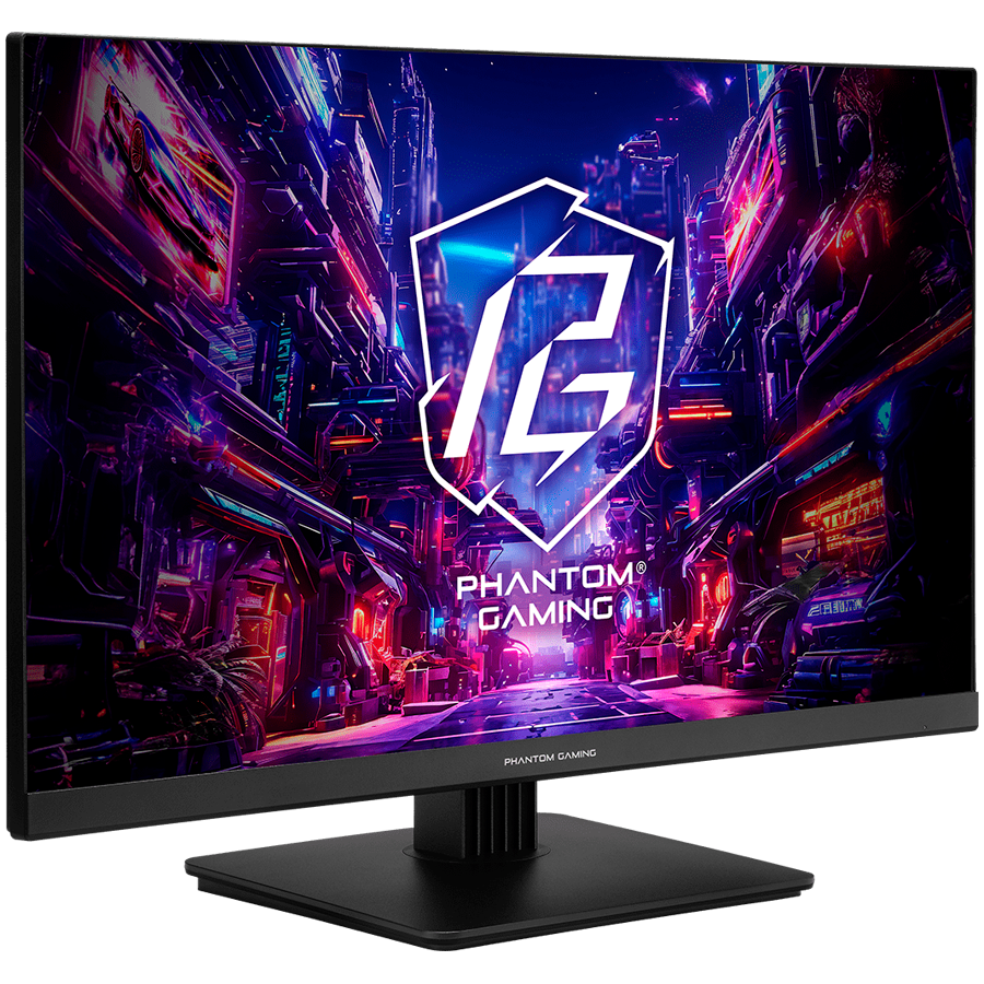 Asrock Gaming Monitor, 27" FHD(1920x1080) IPS, 180 Hz, 123 sRGB, 1000:1, 450 cd/m, 178/178, 1ms (MPRT), Flicker-free, 2x 2W Speakers, 2x HDMI 2.0, 1x DP 1.2, 1x Audio Jack (3.5mm), 3Y - Image 2