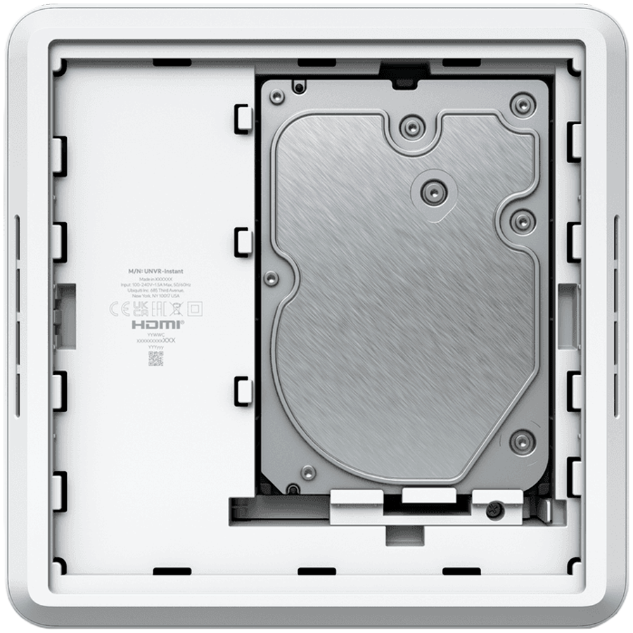 Ubiquiti UniFi UNVR-Instant-KIT-EU Compact Protect NVR Kit, includes (1) UniFi Protect NVR Instant with (4) G5 Turret Ultra cameras and (1) 1TB HDD, delivering an all-in-one solution for fast and effortless setup-photo 3