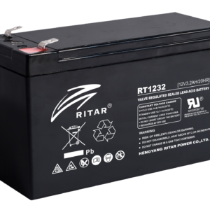Оловна Батерия RITAR (RT1232), 12V, 3.2 Ah, AGM, 134/ 67/ 60 mm