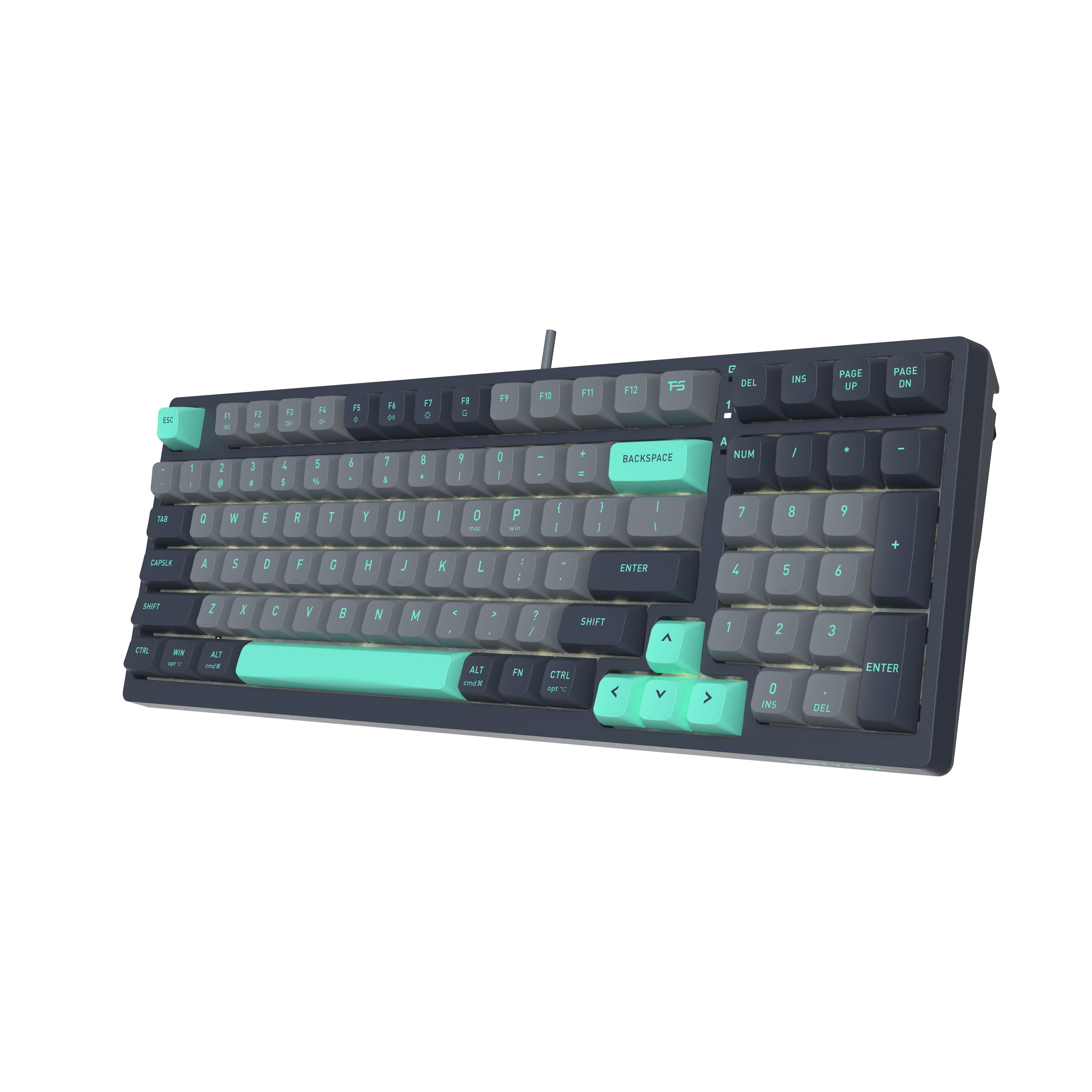 A4tech Fstyler FGS300 Panda Rock Механична TKL кирилизирана - Image 2