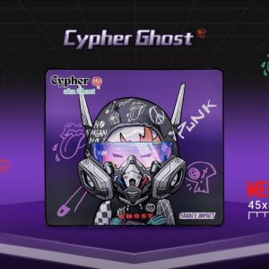 Геймърски пад A4 Bloody BP-45W Cypher Ghost - 450 x 400 x 5mm