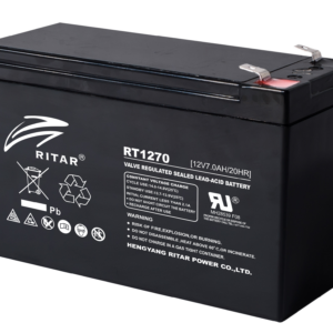 Оловна Батерия RITAR, (RT1270) AGM, 12V, 7Ah, 151/ 65/ 94 mm, Терминал1
