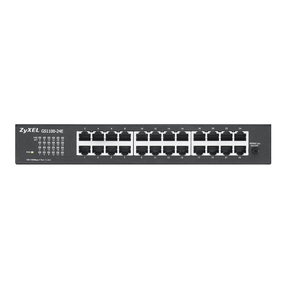 Суич ZYXEL GS1100-24E, 24 портов, Gigabit, за монтаж в шкаф - Image 3