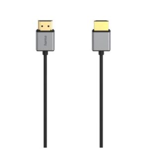 Кабел Hama, HDMI мъжко - HDMI мъжко, 8K, Алуминий, 1.5 м