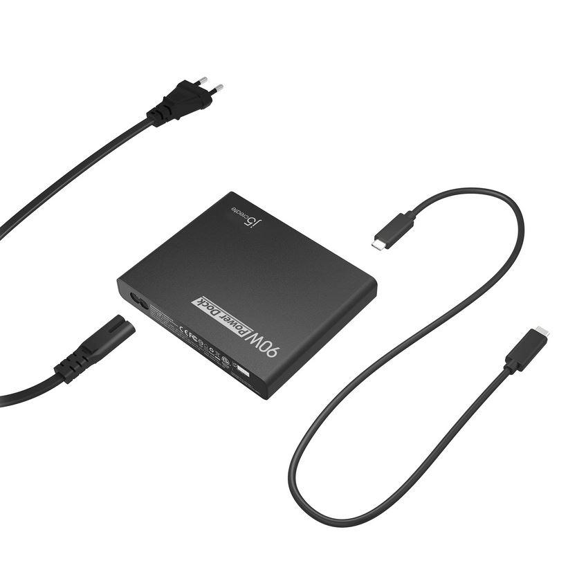 Докинг станция j5create JCDP392 90W Built-in USB-C, Travel Dock - Image 2