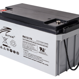 Оловна батерия RITAR, (RA12-70) AGM, 12V, 70 Ah, 350 /167 /182 mm, Терминал F11(M6)