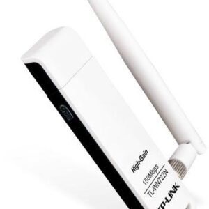 Безжичен адаптер TP LINK TL-WN722N, USB, 2T2R, 2.4Ghz, 802.11n/g/b - TP-TL-WN722N