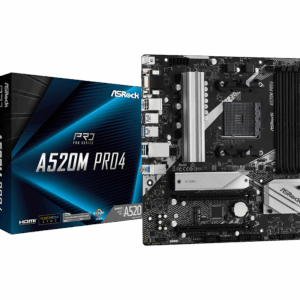 Дънна платка ASROCK A520M PRO4 /AM4 - 64690
