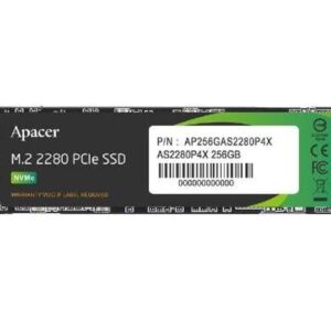Apacer AS2280P4X M.2 PCIe Gen3 x4 256GB - AP256GAS2280P4X-1
