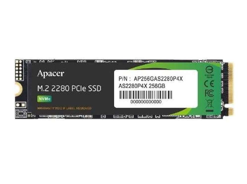 Apacer AS2280P4X M.2 PCIe Gen3 x4 256GB - AP256GAS2280P4X-1
