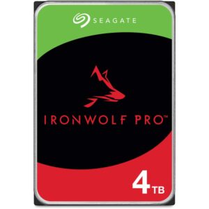 Твърд диск 4TB Seagate Ironwolf PRO Enterprise (ST4000NT001), SATA 6Gb/s, 7200rpm, 256MB кеш, 3.5"(8.89 cm)