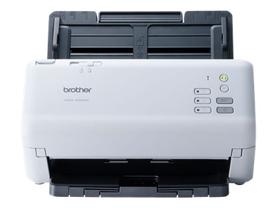 BROTHER ADS-4300N Document scanner Dual CIS Duplex A4 600x600dpi 40ppm mono/40ppm colour ADF 6000scans/d USB 3.0 LAN USB - ADS4300NTF1