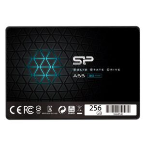 Silicon Power Ace - A55 256GB SSD SATAIII (3D NAND) 3D NAND, SLC Cache, 7mm 2.5'' Blue - Max 550/450 MB/s - Full Capacity - (1005) - SP256GBSS3A55S25