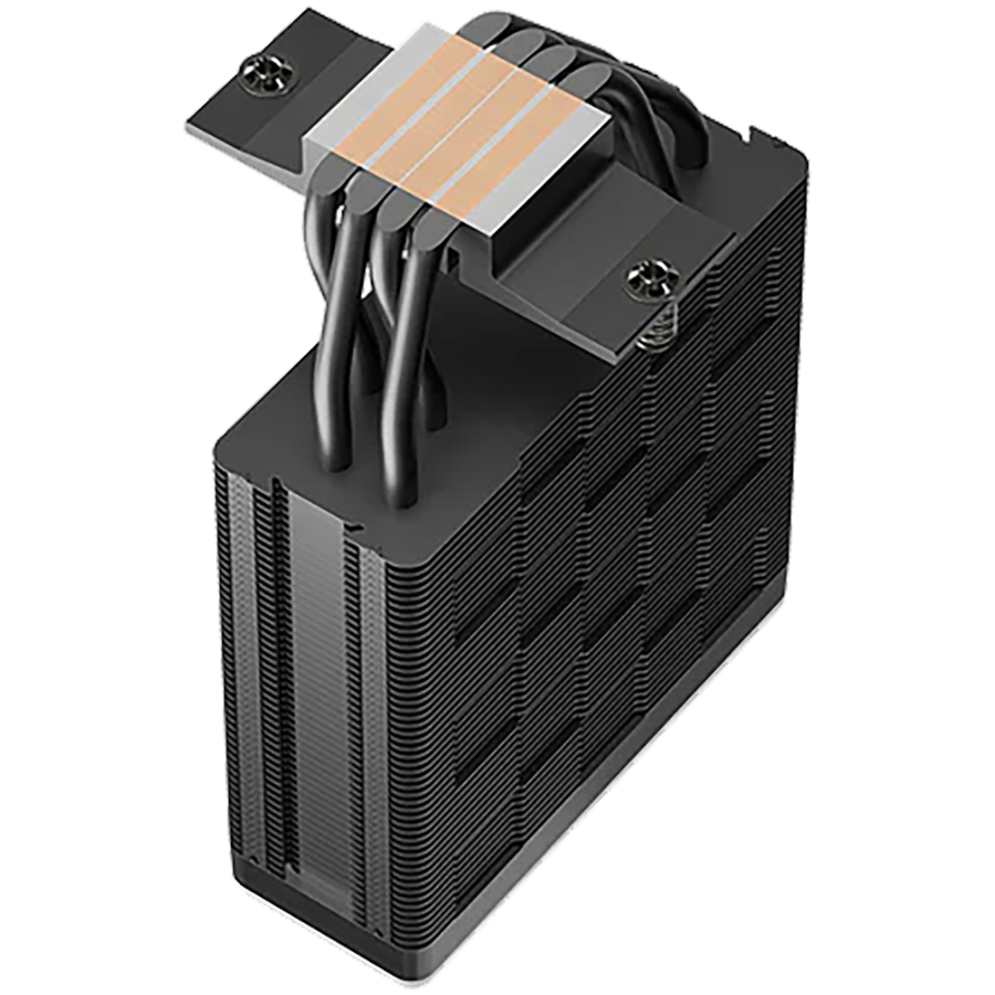 DeepCool AG400 BK ARGB V2, CPU Air Cooler, 1x120mm ARGB PWM Fan, ARGB Top Cover, TDP 220W, 4 Heatpipes, Black, LGA1851/1700/1200/115x, AMD AM5/AM4, 125x92x154 mm(LxWxH), 2Y, R-AG400-BKAMMN-GJD - Image 3