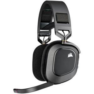 CORSAIR HS80 RGB Wireless Headset, Carbon - EU