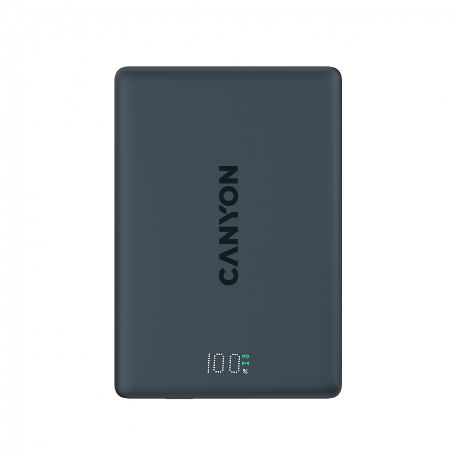 CANYON magnetic power bank OnPower 500 PD20W 5000mAh Aluminium Interstellar Black - Image 3