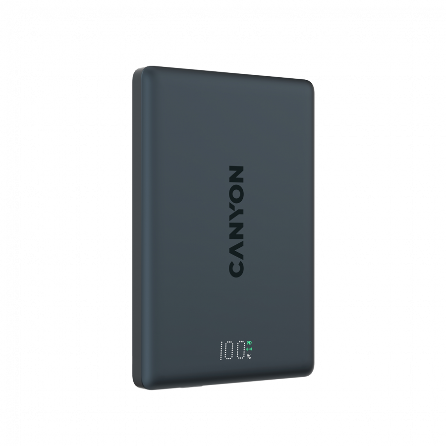 CANYON magnetic power bank OnPower 500 PD20W 5000mAh Aluminium Interstellar Black - Image 4