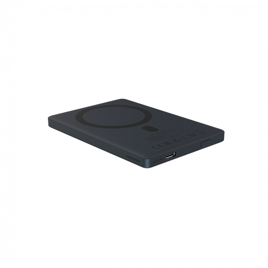 CANYON magnetic power bank OnPower 500 PD20W 5000mAh Aluminium Interstellar Black