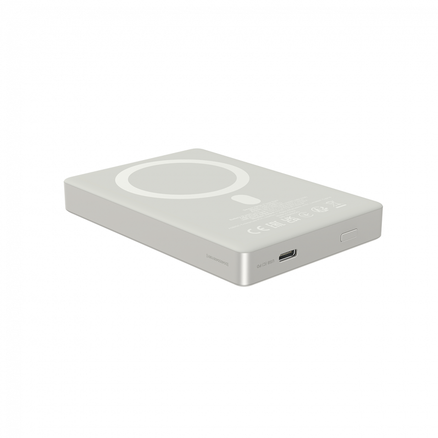 CANYON magnetic power bank OnPower 511 PD20W 10000mAh Aluminium Star Grey - Image 2