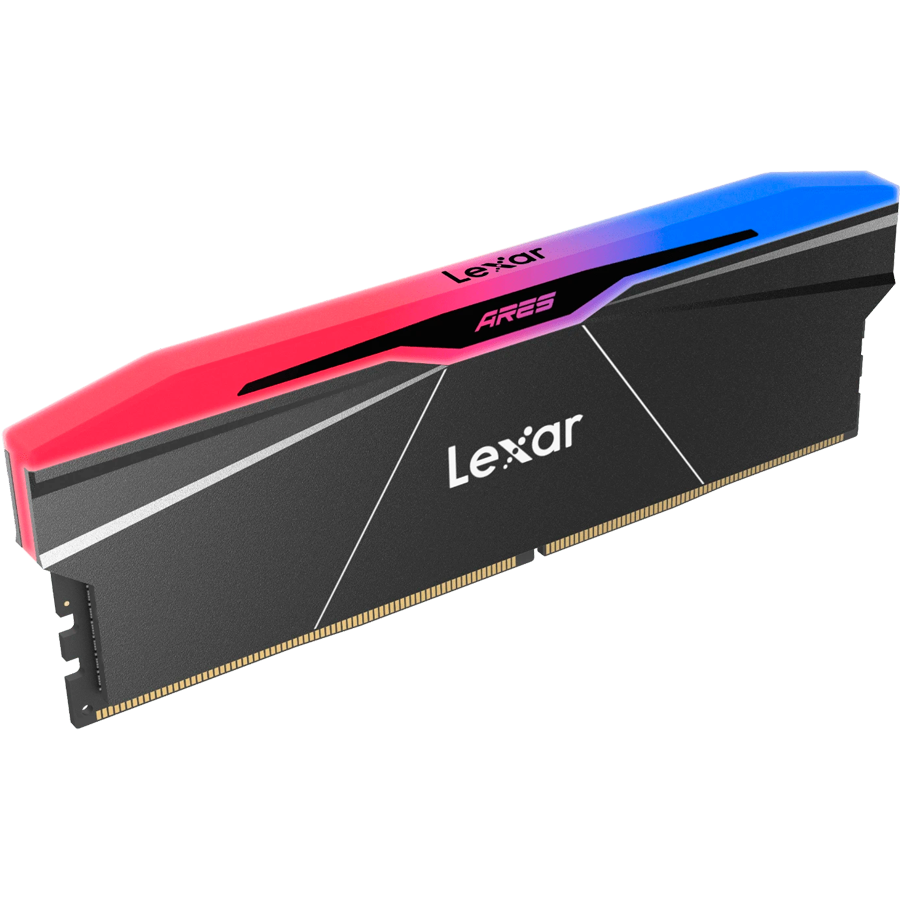 Lexar Ares DDR5 6000 CL28 1.35V Memory with heatsink and RGB lighting,Dual pack, Black Color - Image 2