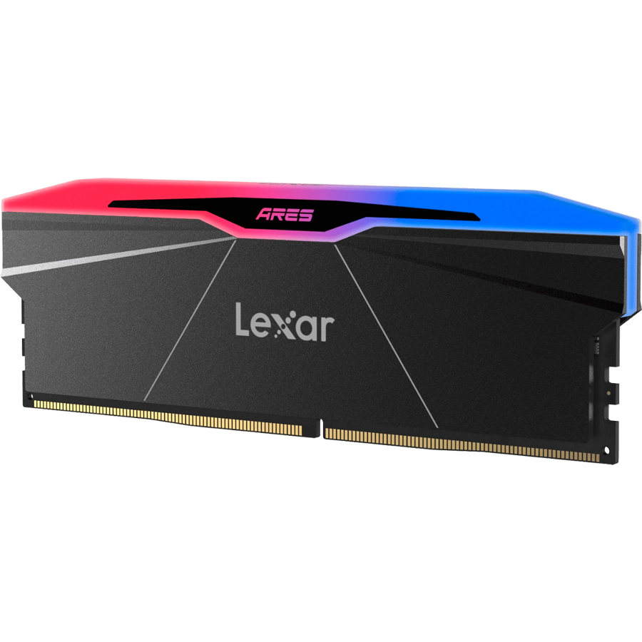 Lexar Ares DDR5 6000 CL28 1.35V Memory with heatsink and RGB lighting,Dual pack, Black Color - Image 3