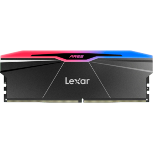 Lexar Ares DDR5 6000 CL28 1.35V Memory with heatsink and RGB lighting,Dual pack, Black Color