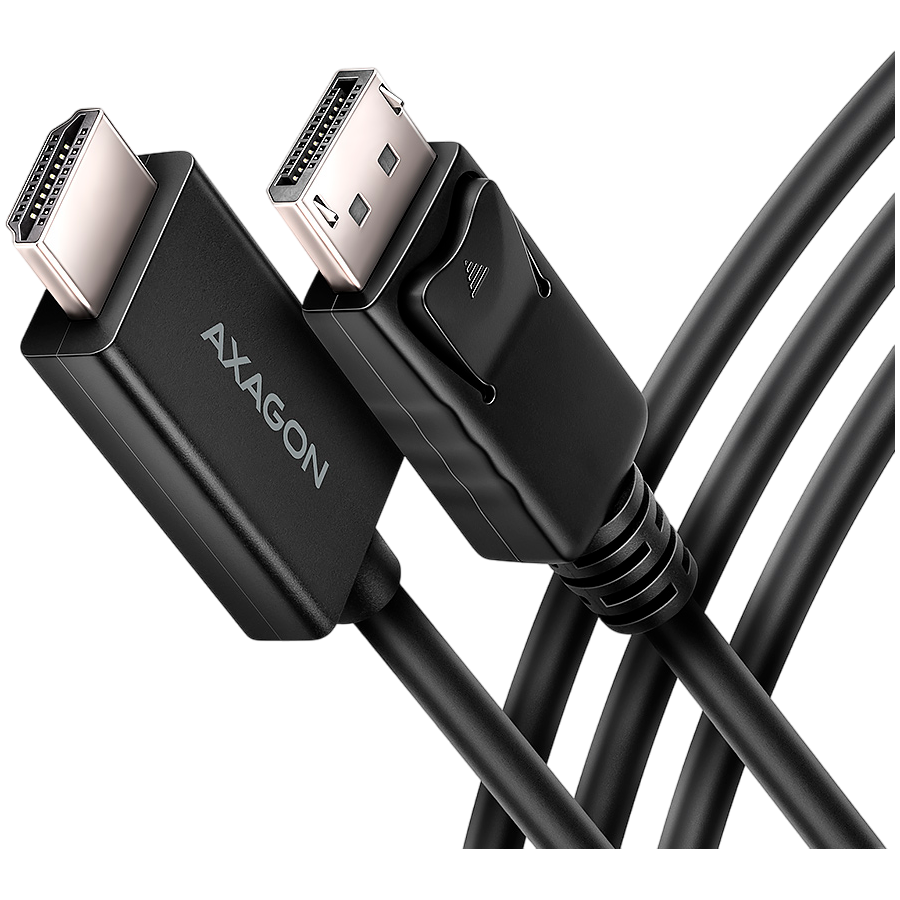 AXAGON RVD-HI20C2 DisplayPort - HDMI 2.0 cable 1.8m 4K/60Hz