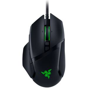 Razer Basilisk V3, 2nd-gen Razer Optical Mouse Switch rated for 70 million clicks, Optical Sensor - 26,000 DPI, 4-way Razer HyperScroll tilt wheel, Electronically actuated notched and free-spinning modes, Razer Speedflex Cable, Razer Chroma RGB