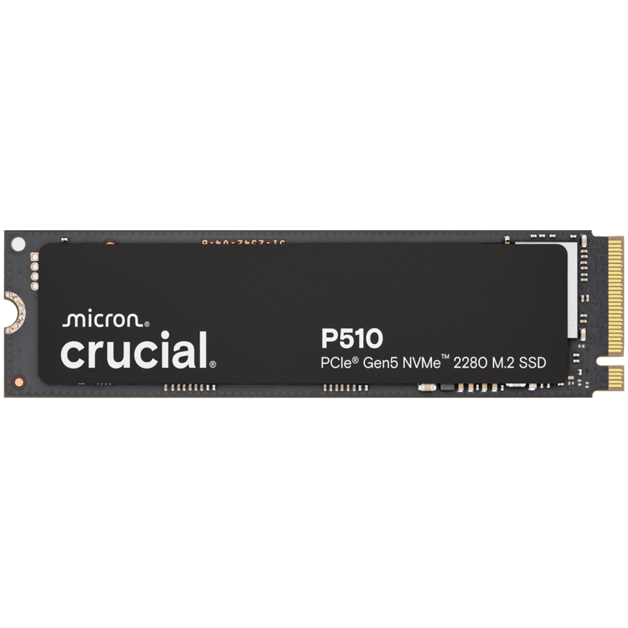 Crucial P510 1TB PCIe Gen5 NVMe 2280 M.2 SSD